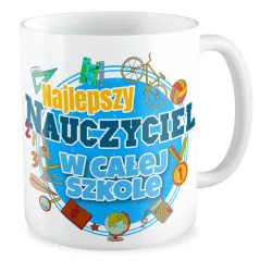 Kubek na DZIEŃ NAUCZYCIELA Najlepszy nauczyciel w całej szkole